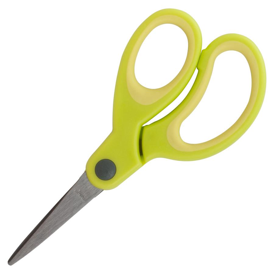 Sparco 5" Kids Pointed End Scissors - 5" Overall Length - Pointed Tip - Assorted - 12 / Pack. Picture 7