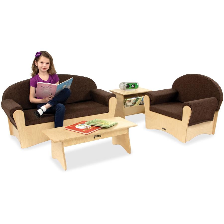 Jonti-Craft Komfy Sofa 4-piece Set - Rounded Edge - Durable - For Classroom. Picture 5