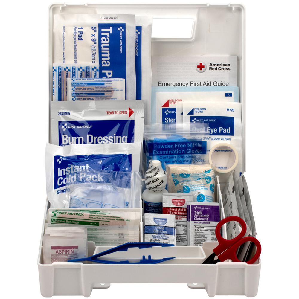 First Aid Only 25-Person Bulk Plastic First Aid Kit - ANSI Compliant - 141 x Piece(s) For 25 x Individual(s) - 1 Each. Picture 9