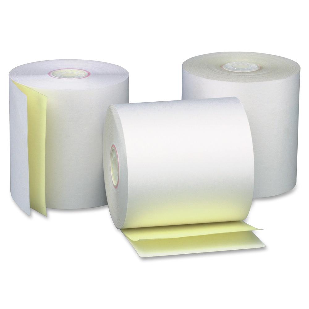 Business Source 2-part Carbonless Cash Register Rolls - 3" x 90 ft - 50 / Carton - Sustainable Forestry Initiative (SFI) - White. Picture 4