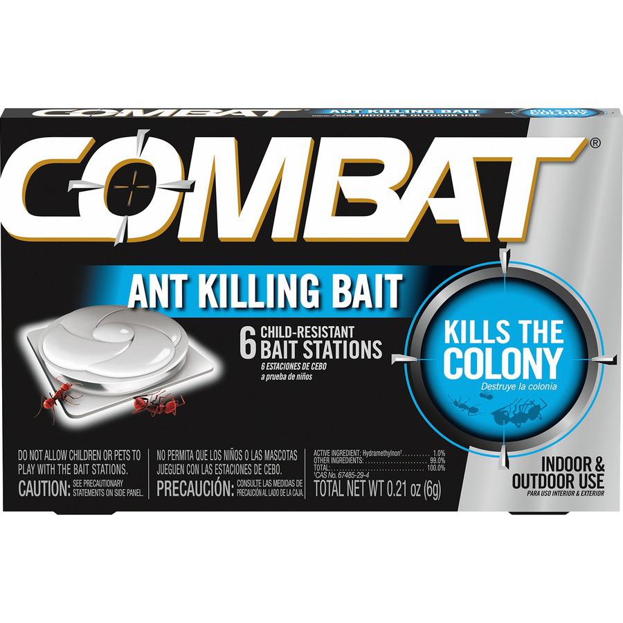 Dial Combat Bait Stations Ant Killer - Ants - 0.21 oz - Silver, Black - 72 / Carton. Picture 2