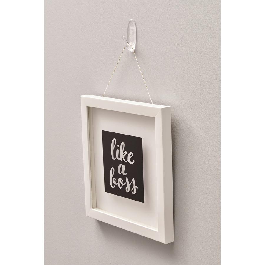 Command Large Picture Hanging Strips - 3.63" Length - 8 / Pack - White. Picture 2