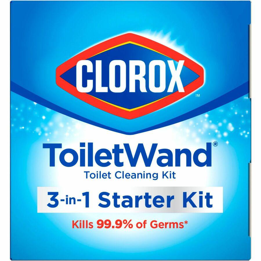 Clorox ToiletWand Disposable Toilet Cleaning System - 1 Kit (Includes: ToiletWand, Storage Caddy, Disinfecting ToiletWand Refill Heads). Picture 18