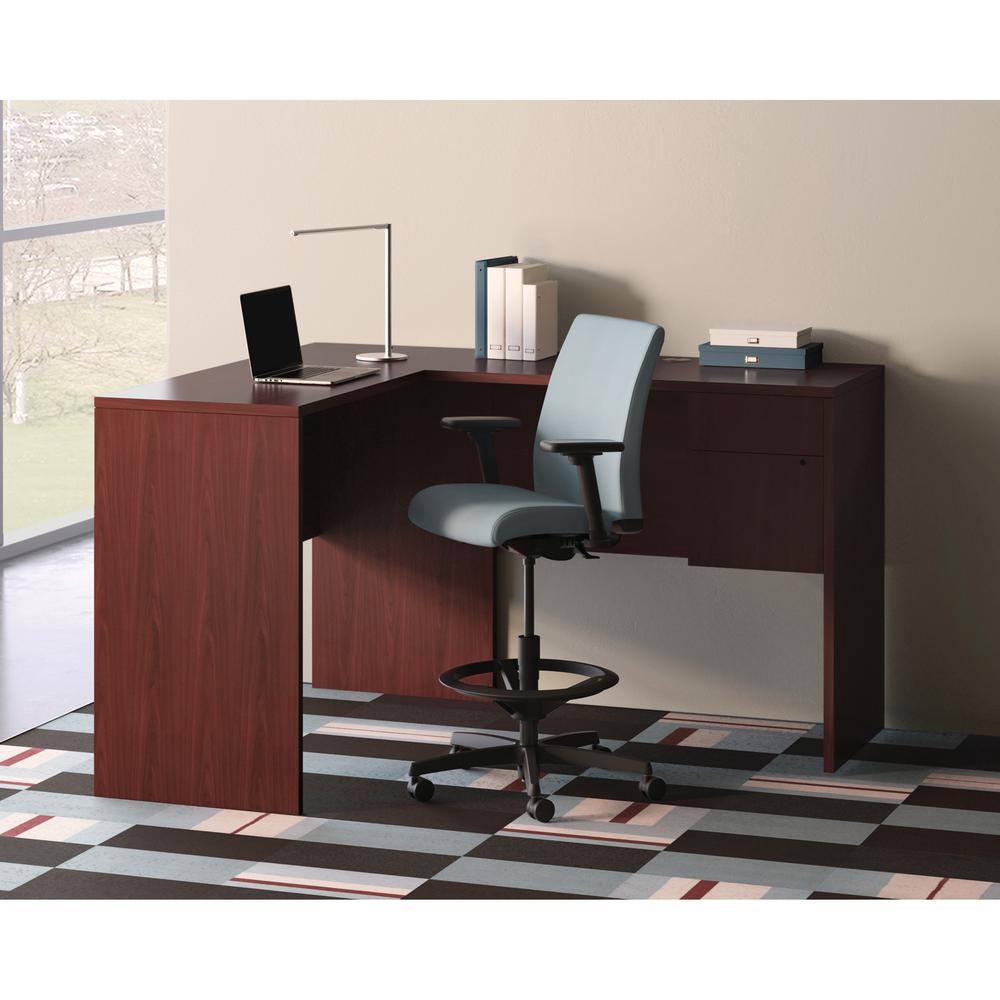 HON 10500 Series Mocha Laminate Furniture Components - 4-Drawer - 60" x 24" x 29.5" , 1" Edge, 60" x 24"Work Surface - 4 x Box Drawer(s), File Drawer(s) - Square Edge - Material: Wood, Particleboard M. Picture 4