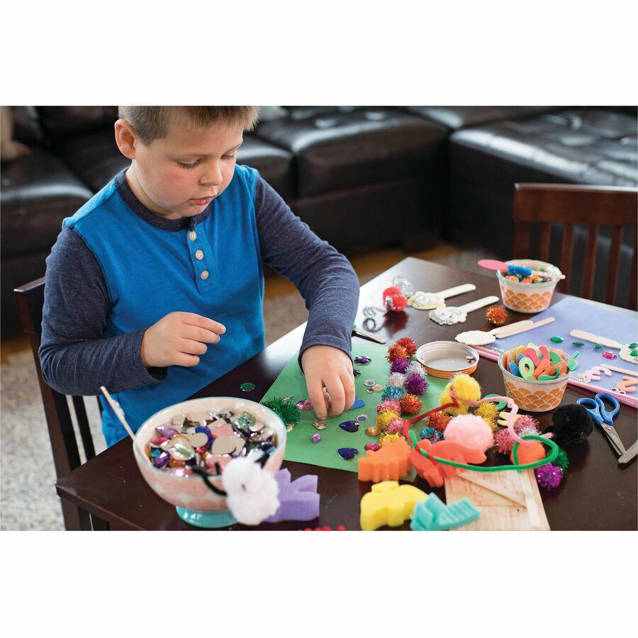 Creativity Street Pom Pons Class Pack - Classroom - Recommended For 3 Year - 300 / Pack - Assorted. Picture 4