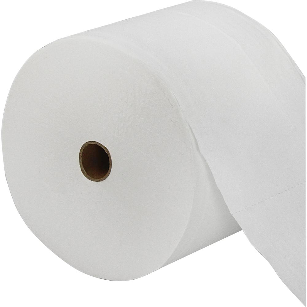 LoCor Bath Tissue - 2 Ply - 3.85" x 4.05" - White - Virgin Fiber - 36 Rolls Per Container - 36 / Carton. Picture 3