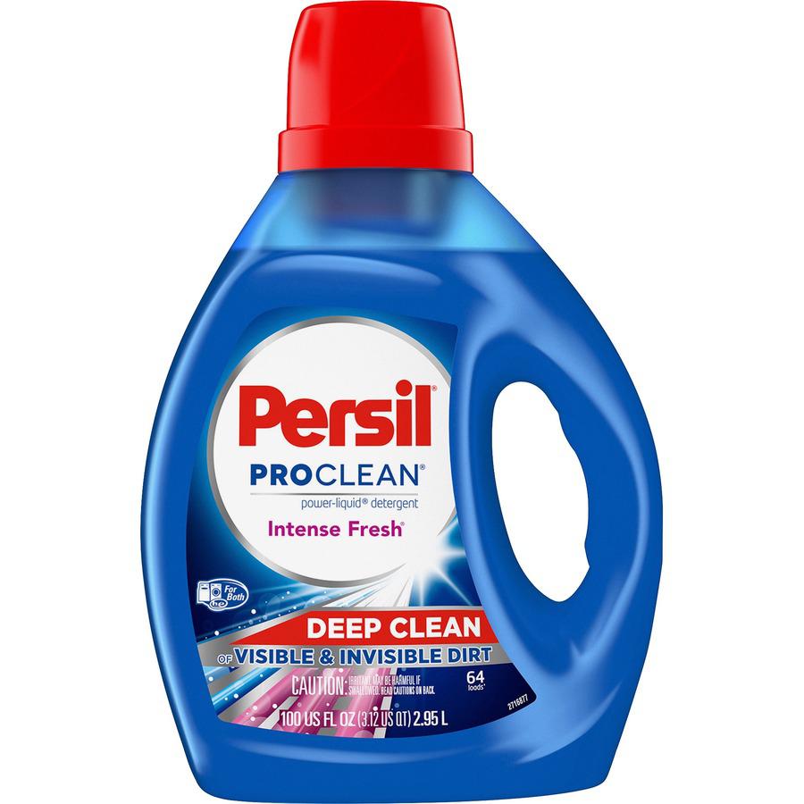 Persil ProClean Power-Liquid Detergent - 100 fl oz (3.1 quart) - Intense Fresh ScentBottle - 4 / Carton - Blue. Picture 2