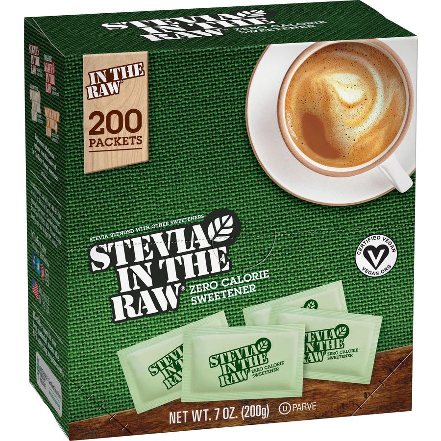 Stevia In The Raw Zero-calorie Sweetener - Packet - 0.035 oz (1 g) - Stevia Flavor - Artificial Sweetener - 400/Carton. Picture 3