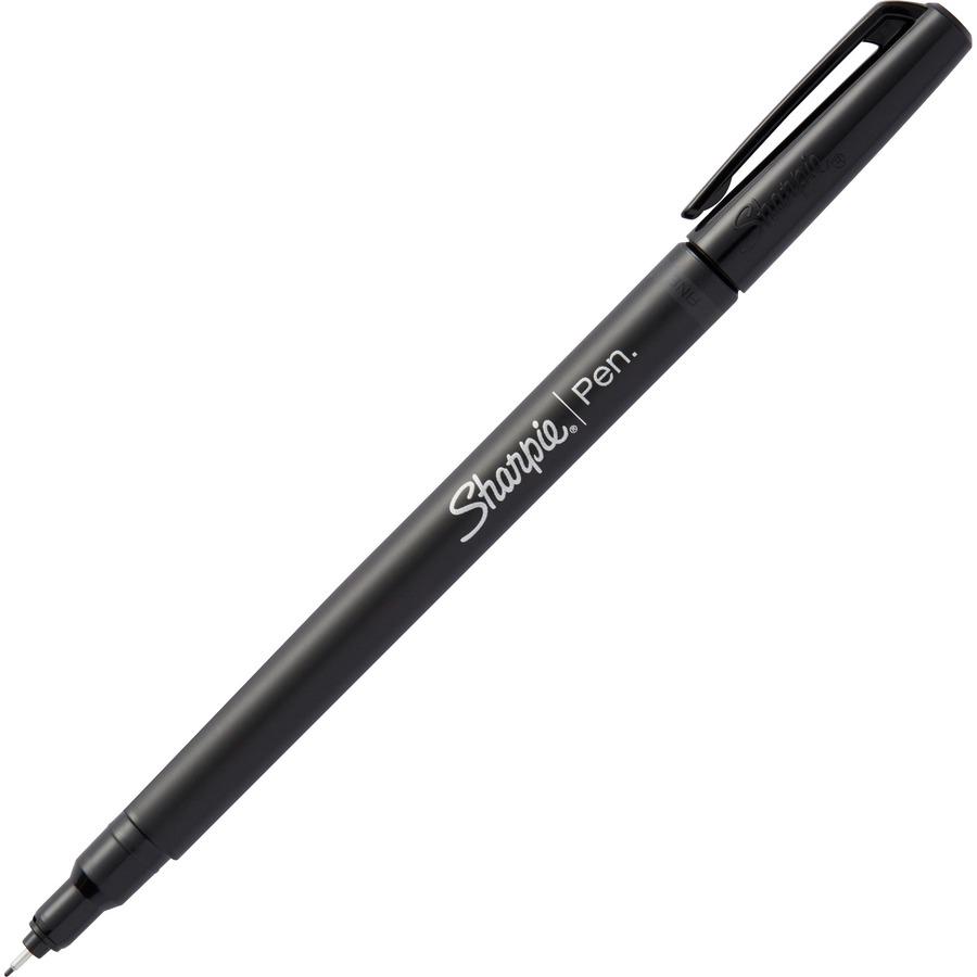 Sharpie Fine Point Pen - Fine Pen Point - Black - 6 / Box. Picture 6