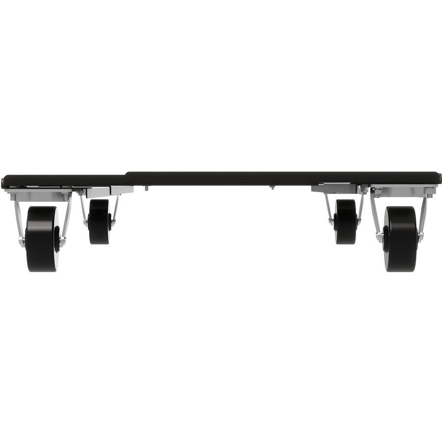 Lorell Commercial Cabinet Dolly - Metal - x 42" Width x 24" Depth x 4" Height - Black - 1 Each. Picture 7