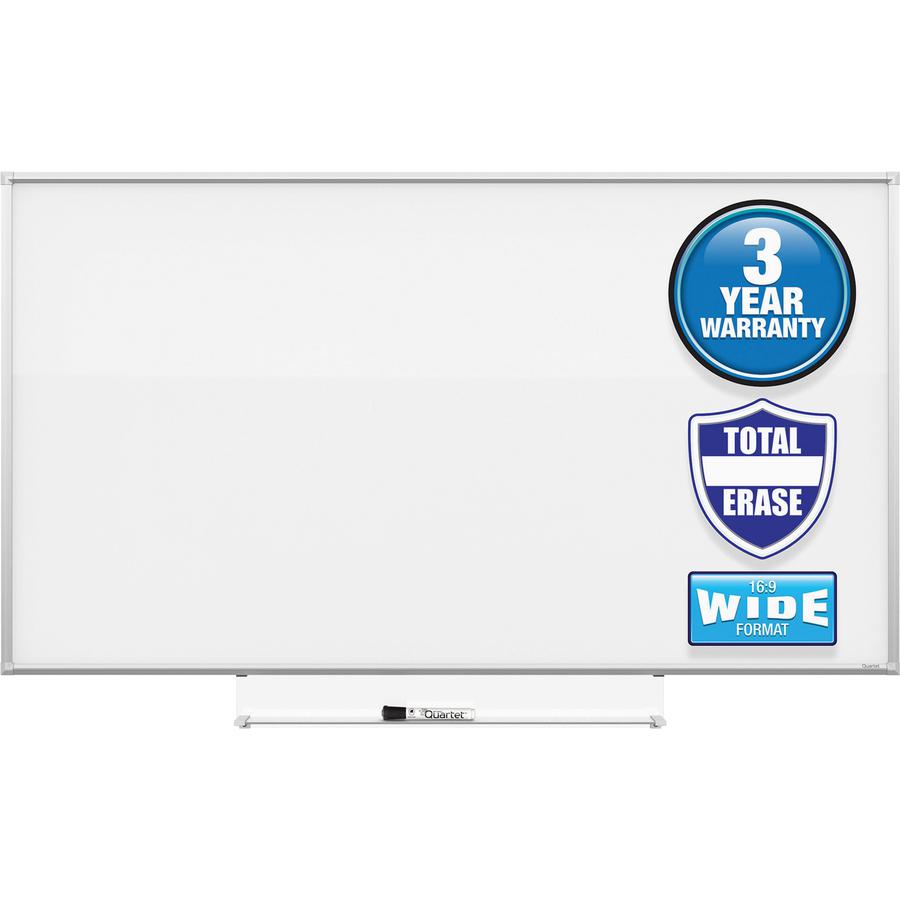 Quartet Silhouette Total Erase Board - 48" (4 ft) Width x 85" (7.1 ft) Height - White Melamine Surface - Rectangle - Assembly Required - 1 Each. Picture 2