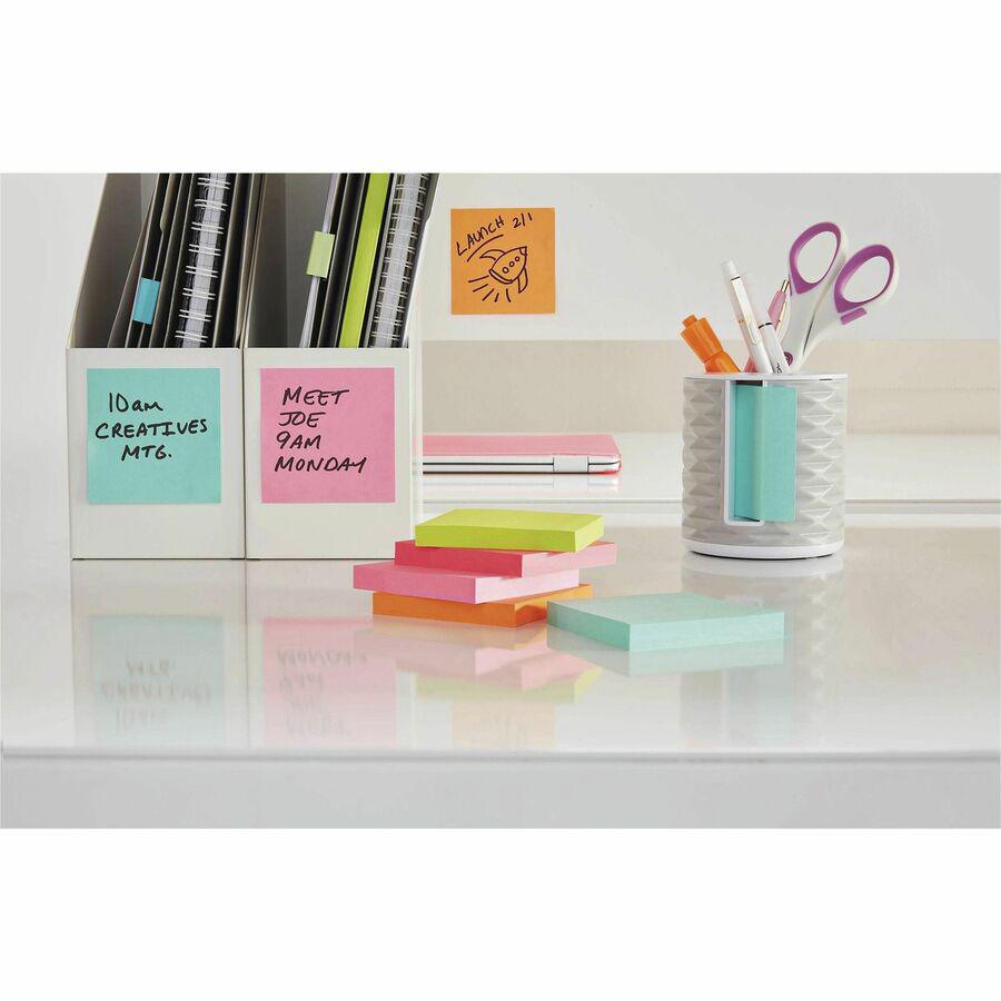 Post-it&reg; Dispenser Notes - 3" x 3" Note - Gray. Picture 2