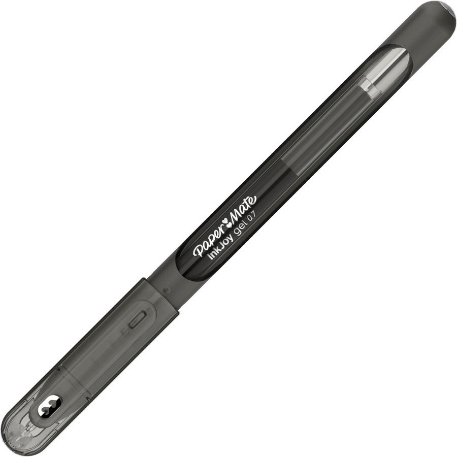 Paper Mate InkJoy Gel Pens - Medium Pen Point - Black Gel-based Ink - 1 Dozen. Picture 3