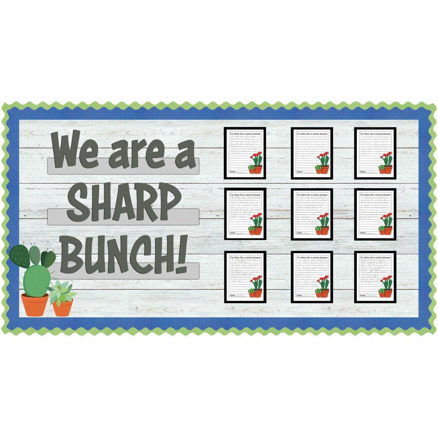 Fadeless Shiplap Design Board Art Paper - Fun and Learning, Classroom, Bulletin Board, Display, Craft, Art, Table Skirting, Decoration - 48"Height x 2"Width x 50 ftLength - 1 / Roll - Assorted. Picture 6