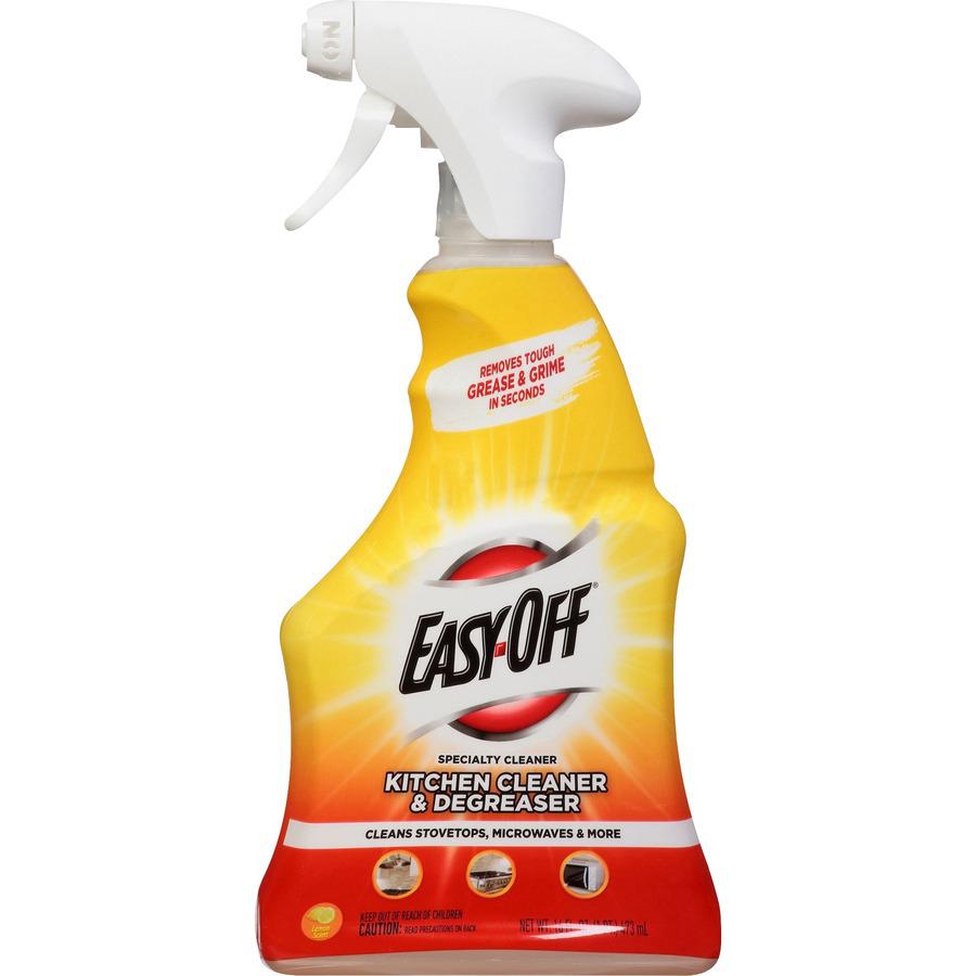 Easy-Off Specialty Kitchen Degreaser - For Multipurpose - 16 fl oz (0.5 quart) - Lemon Scent - 6 / Carton - Clear. Picture 6