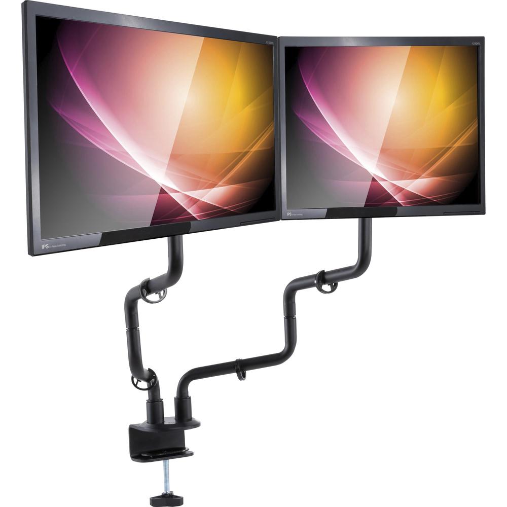 Allsop Metal Art Dual Monitor Arms - (32146) - For monitors up to 32" - 30.80 lb Load Capacity - Black. Picture 5