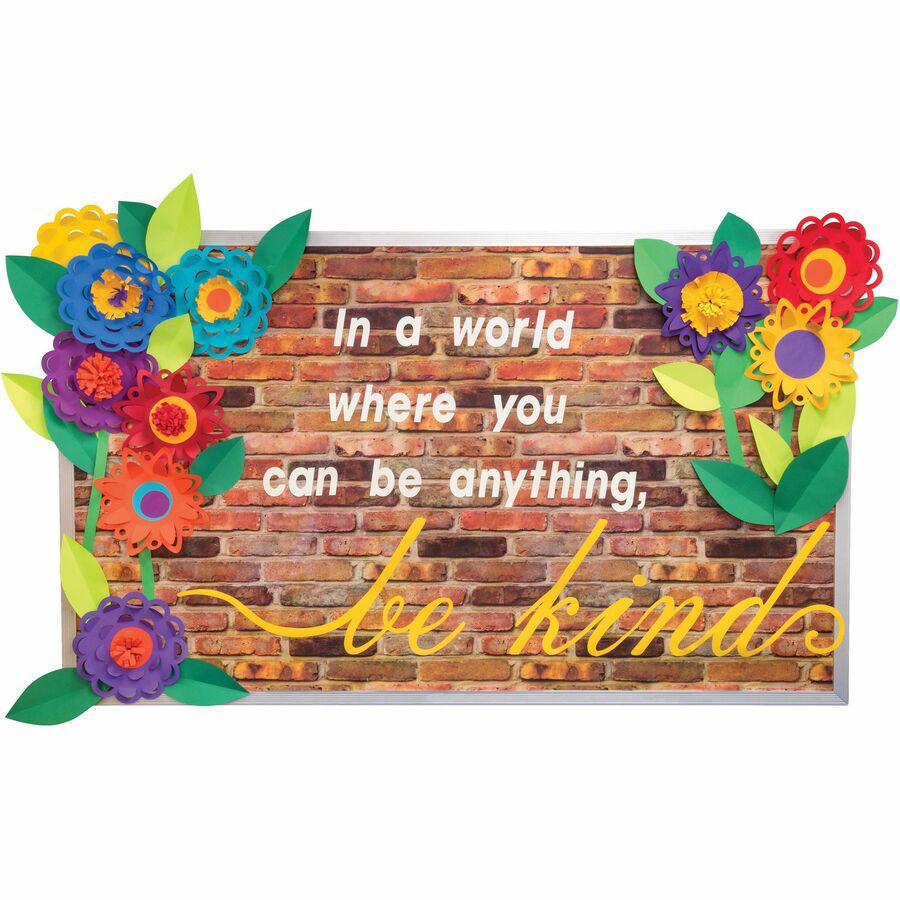 Fadeless Assortment Bulletin Board Art Paper - Bulletin Board, Fun and Learning, Classroom, Art Project, Craft Project, Display, Table Skirting, Decoration - 3.50"Height x 48"Width x 12 ftLength - 4 /. Picture 7