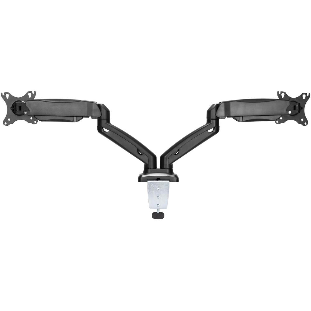 Lorell Mounting Arm for Monitor - Black - Height Adjustable - 2 Display(s) Supported - 14.30 lb Load Capacity - 75 x 75, 100 x 100 - 1 Each. Picture 9