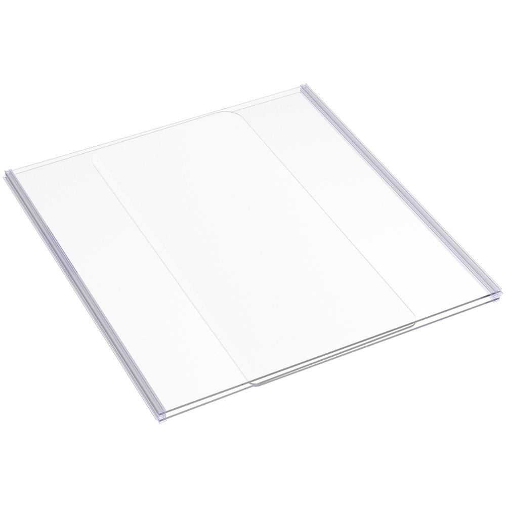 Lorell Folding Student Barrier - 2 / Carton - Clear - Acrylic. Picture 3