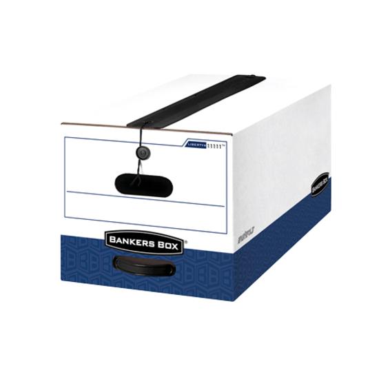 Bankers Box Liberty Plus Heavy-duty Letter File Box - Internal Dimensions: 12" Width x 24" Depth x 10" Height - External Dimensions: 12.3" Width x 24.1" Depth x 10.8" Height - Media Size Supported: Le. Picture 2