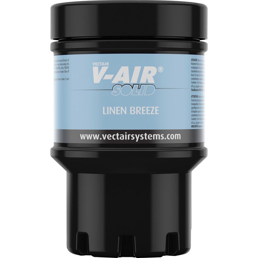 Vectair Systems V-Air MVP Dispenser Fragrance Refill - Spray - 6000 ft³ - Linen - 60 Day - 6 / Carton - Odor Neutralizer. Picture 2