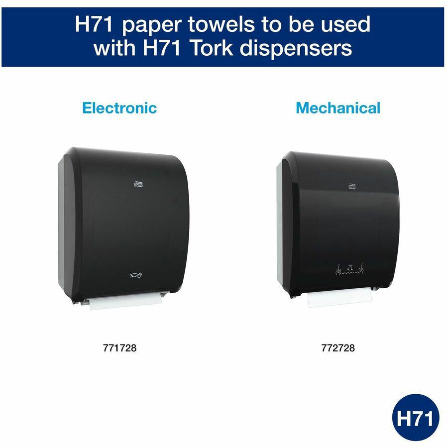 TORK Roll Hand Towel White H71 - Tork Roll Hand Towel White H71, Advanced, Fast Absorbency, 6 x 1000 towels, 7171050. Picture 7