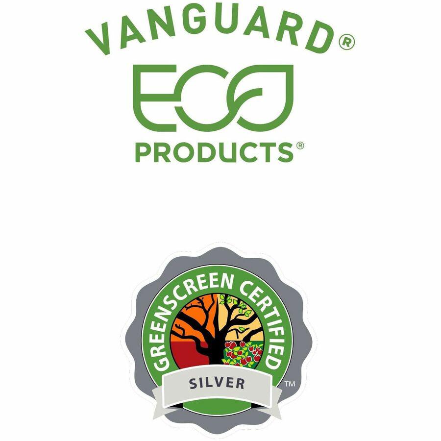 Eco-Products Vanguard 10" Sugarcane Plates - Breakroom - Disposable - Microwave Safe - 10" Diameter - White - Sugarcane Fiber Body - 500 / Carton. Picture 6