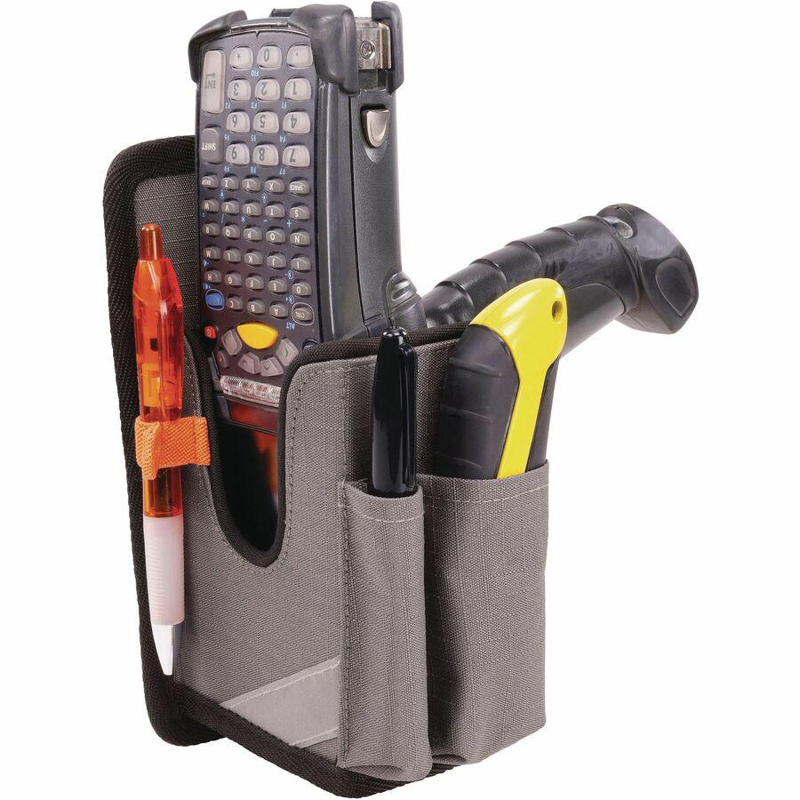Ergodyne 5541 Carrying Case Rugged (Holster) Bar Code Scanner, Mobile Computer, Pen - Gray - Drop Resistant, Abrasion Resistant - Polyester, Ripstop Body - Belt Clip, Holster - 8.3" Height x 3.5" Widt. Picture 9