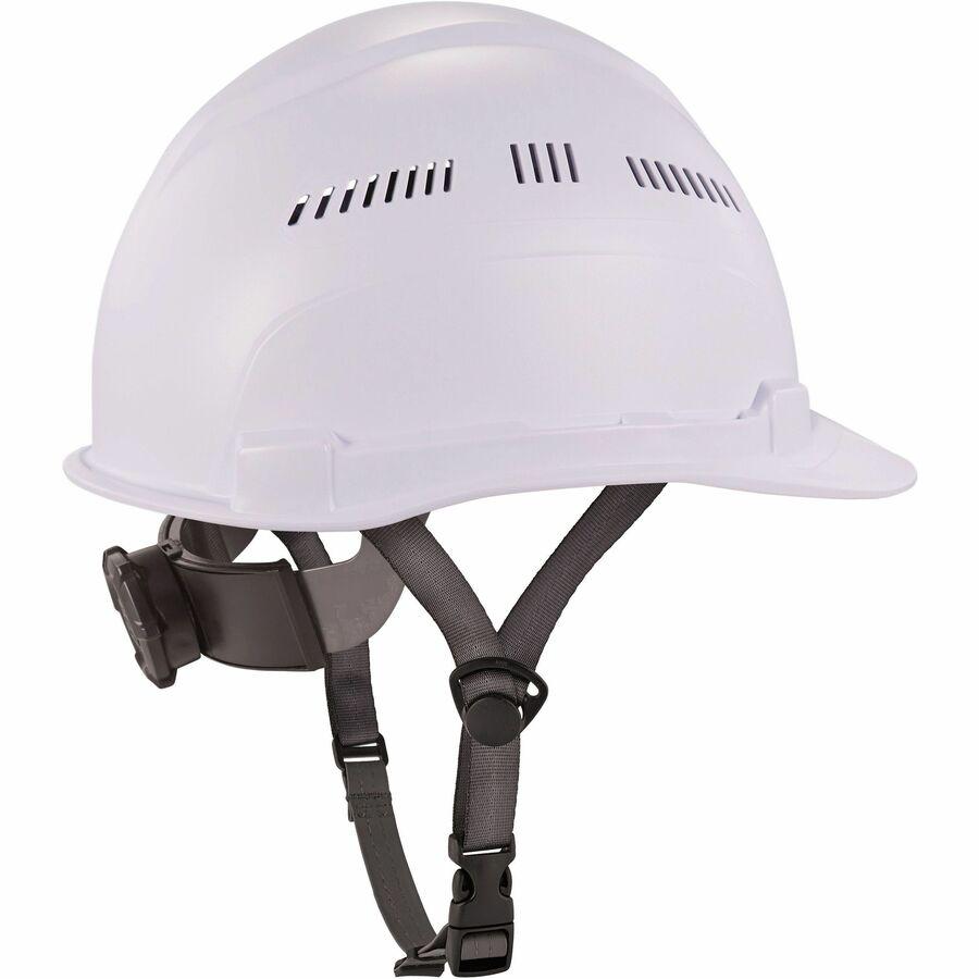 Ergodyne 8966 Lightweight Cap-Style Hard Hat - Recommended for: Head, Construction, Oil & Gas, Forestry, Mining, Utility, Industrial - Sun, Rain Protection - Strap Closure - High-density Polyethylene . Picture 7