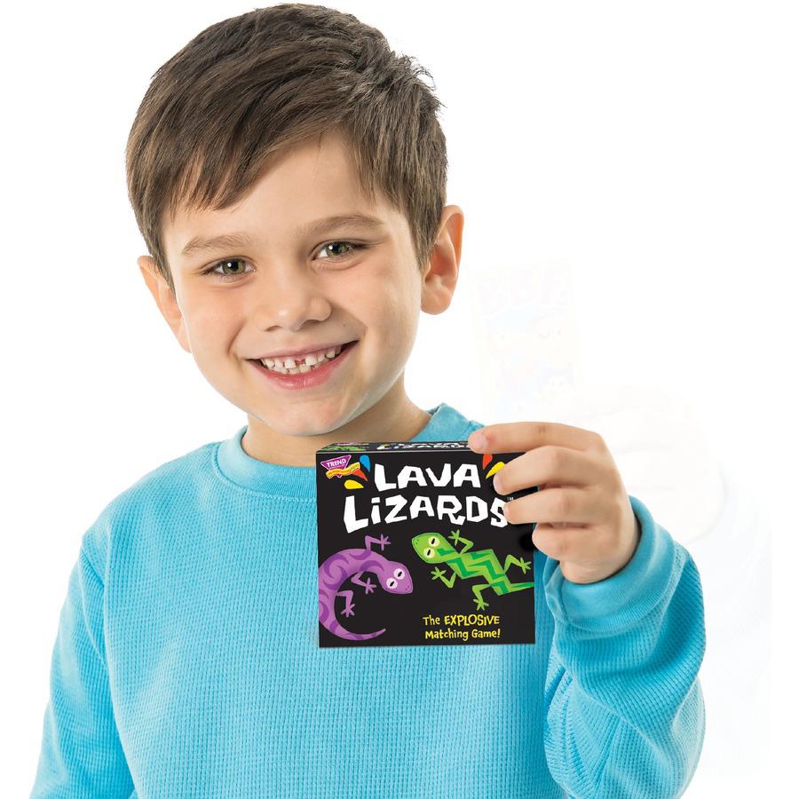 Trend Lava Lizards Three Corner Card Game - Matching - 1 to 4 Players - 1 Each. Picture 6