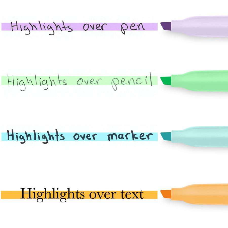 Sharpie Accent Highlighters w/Smear Guard - Chisel Marker Point Style - Assorted - 12 / Dozen. Picture 2