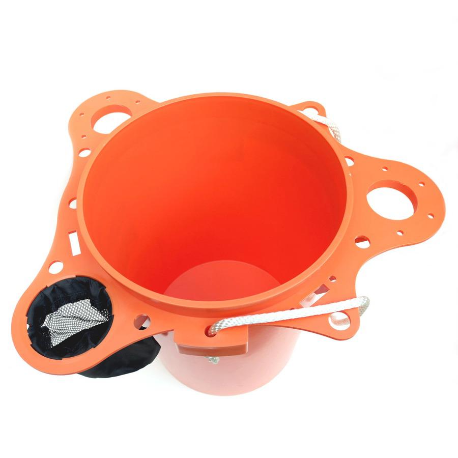 My Bucket Extreme Bucket - 5.50 gal - Plastic - Orange - 1 Each. Picture 8