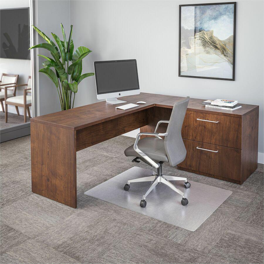 Deflecto SuperGrip Multi-surface Chair Mat - Hard Floor, Carpet - 48" Length x 36" Width x 0.370" Thickness - Vinyl - Clear - 1Each. Picture 12