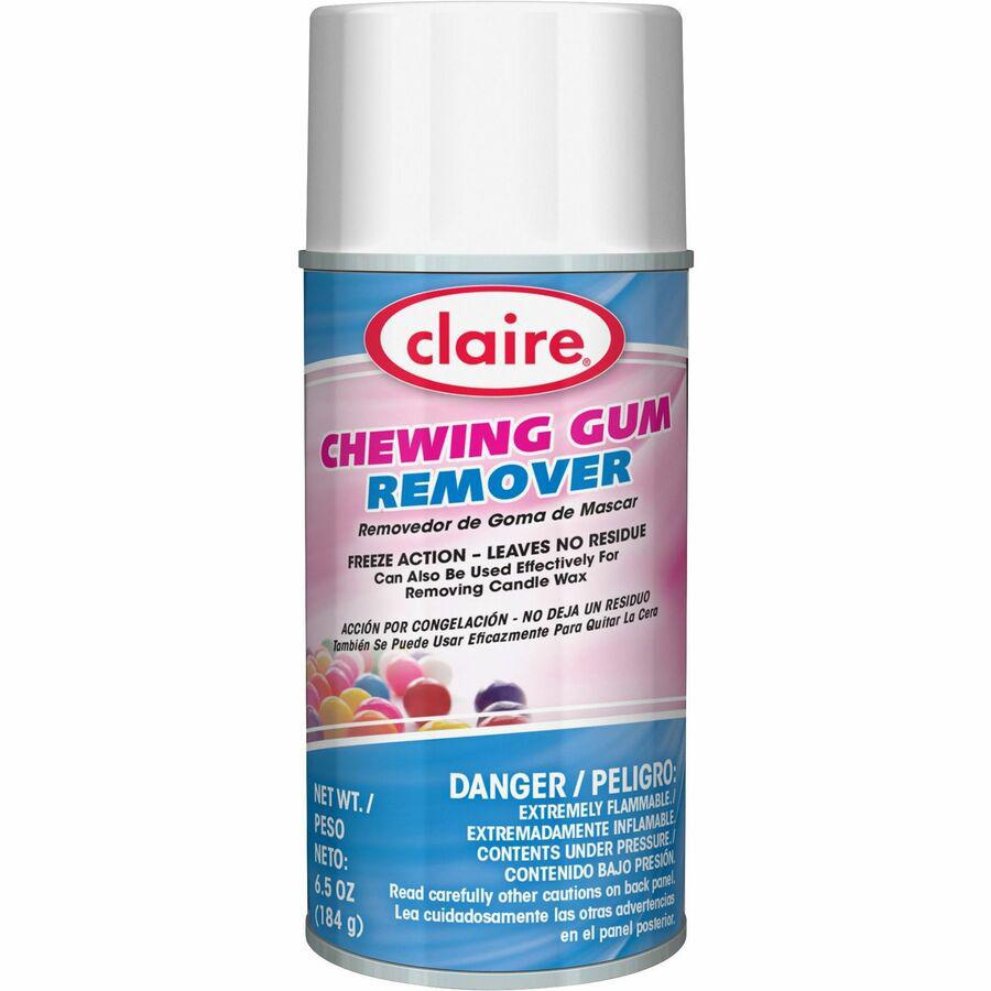 Claire Chewing Gum Remover - 12 fl oz (0.4 quart) - Cherry Scent - 12 / Carton - Residue-free, Non-staining, Chemical-free, Ozone-safe - Colorless. Picture 2