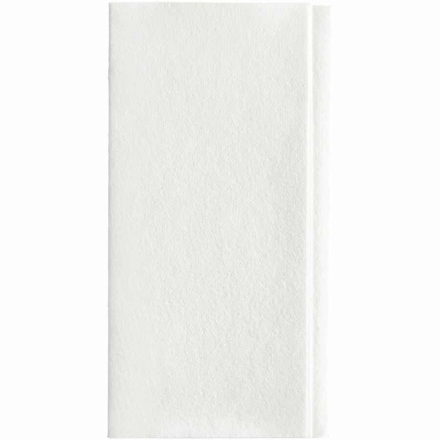 Dixie Ultra&reg; 1/8-Fold Linen Replacement Dinner Napkin - 1 Ply - 17" x 17" - White - Paper - 100 Per Pack - 400 / Carton. Picture 8