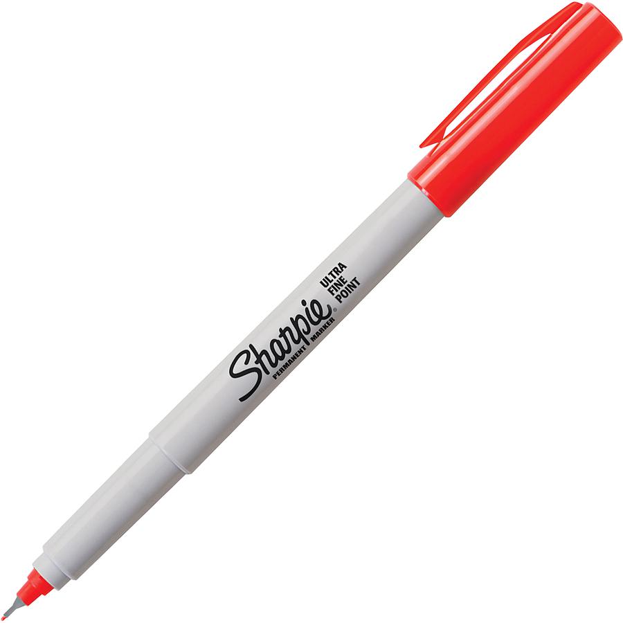 Sharpie Precision Permanent Markers - Ultra Fine Marker Point - Narrow Marker Point Style - Red Alcohol Based Ink - 1 Dozen. Picture 4