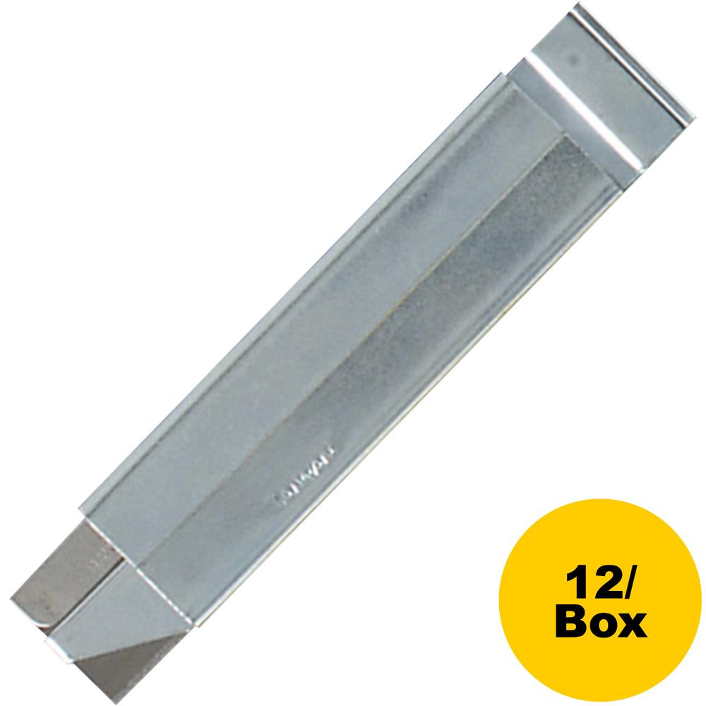Sparco Tap Action Razor Knife - Stainless Steel Blade - Retractable, Reversible - 3" Length - 12 / Box. Picture 10
