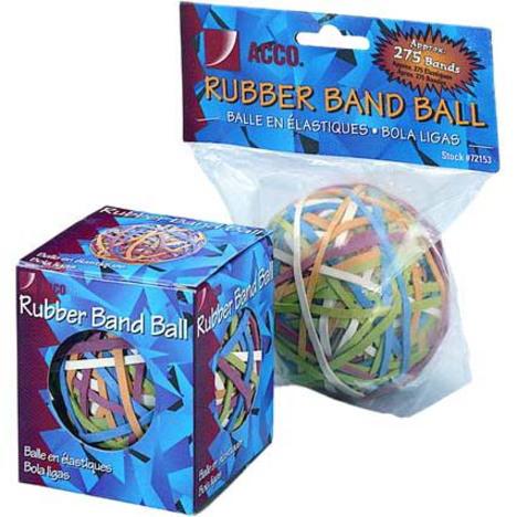 ACCO Rubber Band Ball - 0.8" Length x 0.1" Width - 1 Each - Assorted. Picture 3