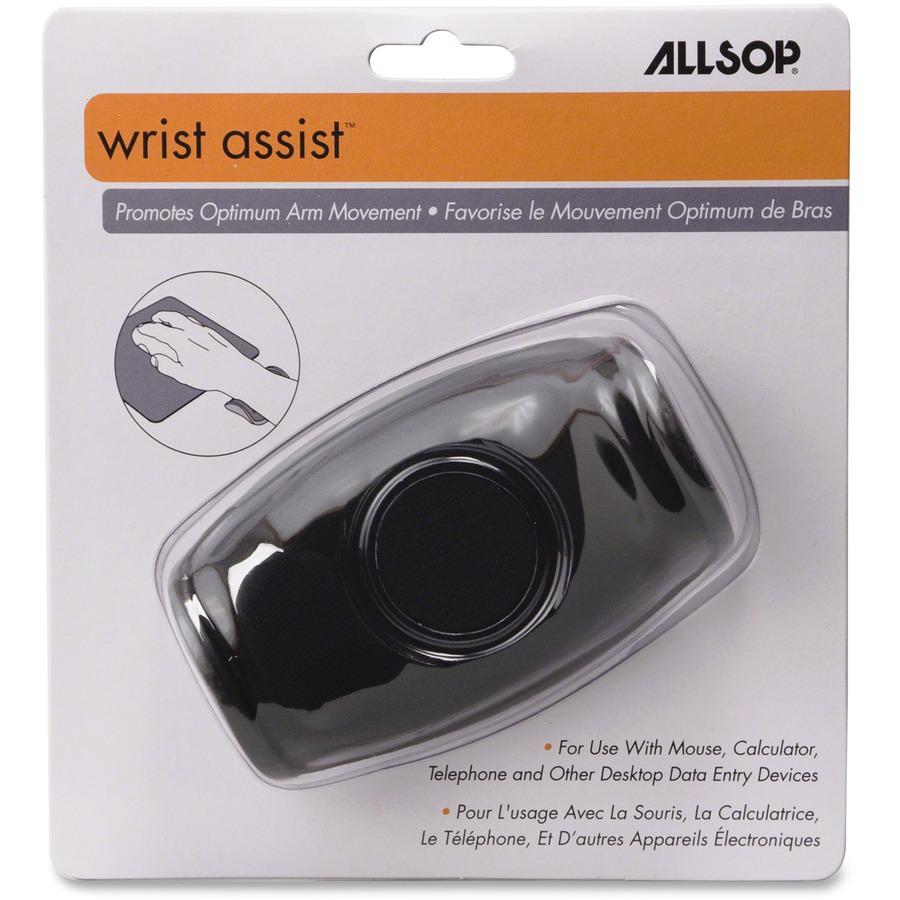 Allsop Ergo Wrist Assist - Black - (29538) - 1.50" x 4" x 2.50" Dimension - Black - Memory Foam - 1 Pack. Picture 6