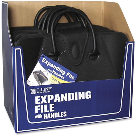 C-Line Expanding File With Handles - Black, 1/EA, 48211. Picture 3