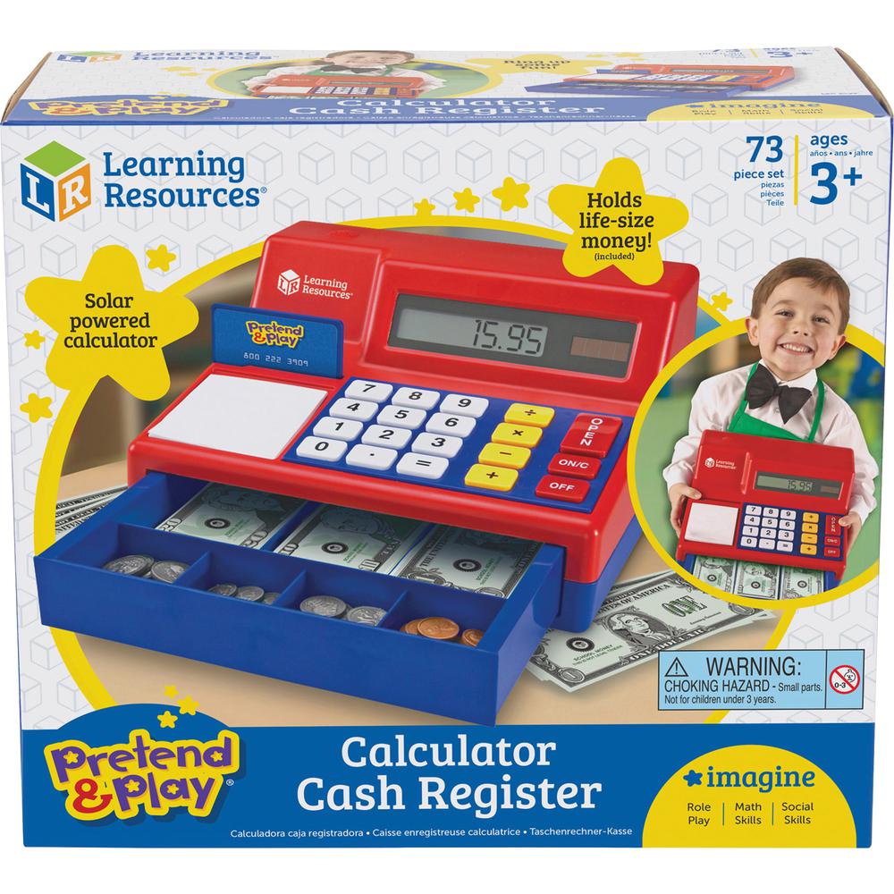 Pretend & Play Pretend Calculator/Cash Register - Theme/Subject: Learning - Skill Learning: Imagination, Money, Mathematics - 3-8 Year. Picture 5
