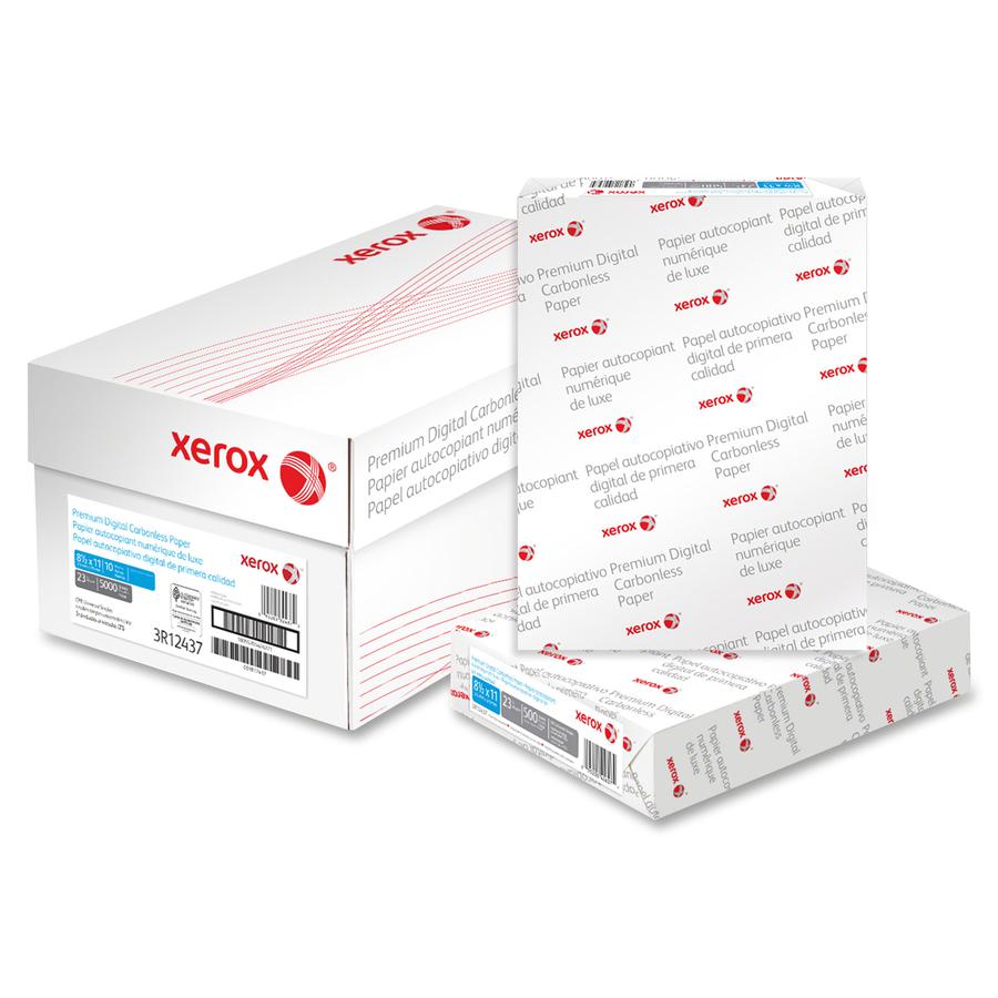 Xerox Bold Digital Carbonless Paper - Letter - 8 1/2" x 11" - 500 / Ream - Sustainable Forestry Initiative (SFI) - Capsule Control Coating - Canary. Picture 5