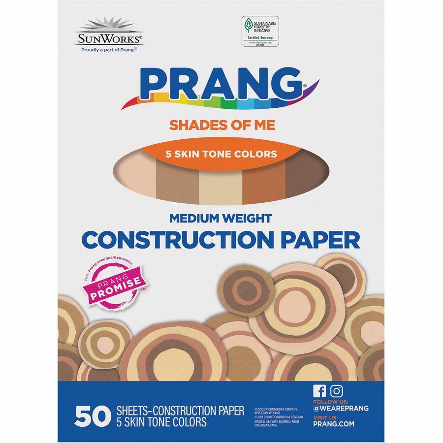 Prang Multicultural Construction Paper - Art, Craft - 18"Width x 12"Length - 50 / Pack - Assorted. Picture 6