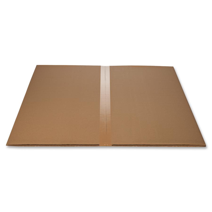 Deflecto SuperMat for Carpet - Carpeted Floor - 66" Length x 60" Width - Lip Size 12" Length x 20" Width - Vinyl - Clear. Picture 13