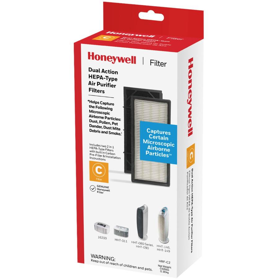 Honeywell HRFC2 HEPA-type Replacement Filter - HEPA - For Air Purifier - Remove Odor. Picture 3