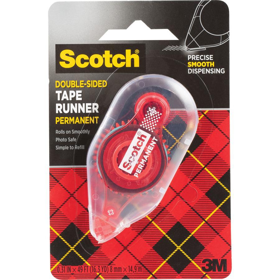Scotch Double-Sided Tape Runner - 1 Each - Clear. Picture 2