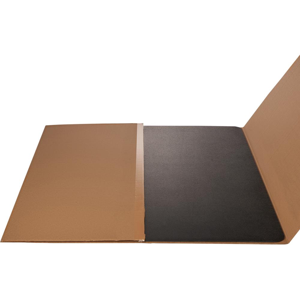 Deflecto EconoMat Chair Mat - Floor, Office, Carpeted Floor, Breakroom - 53" Length x 45" Width - Rectangular - Vinyl - Black - 1Each. Picture 3