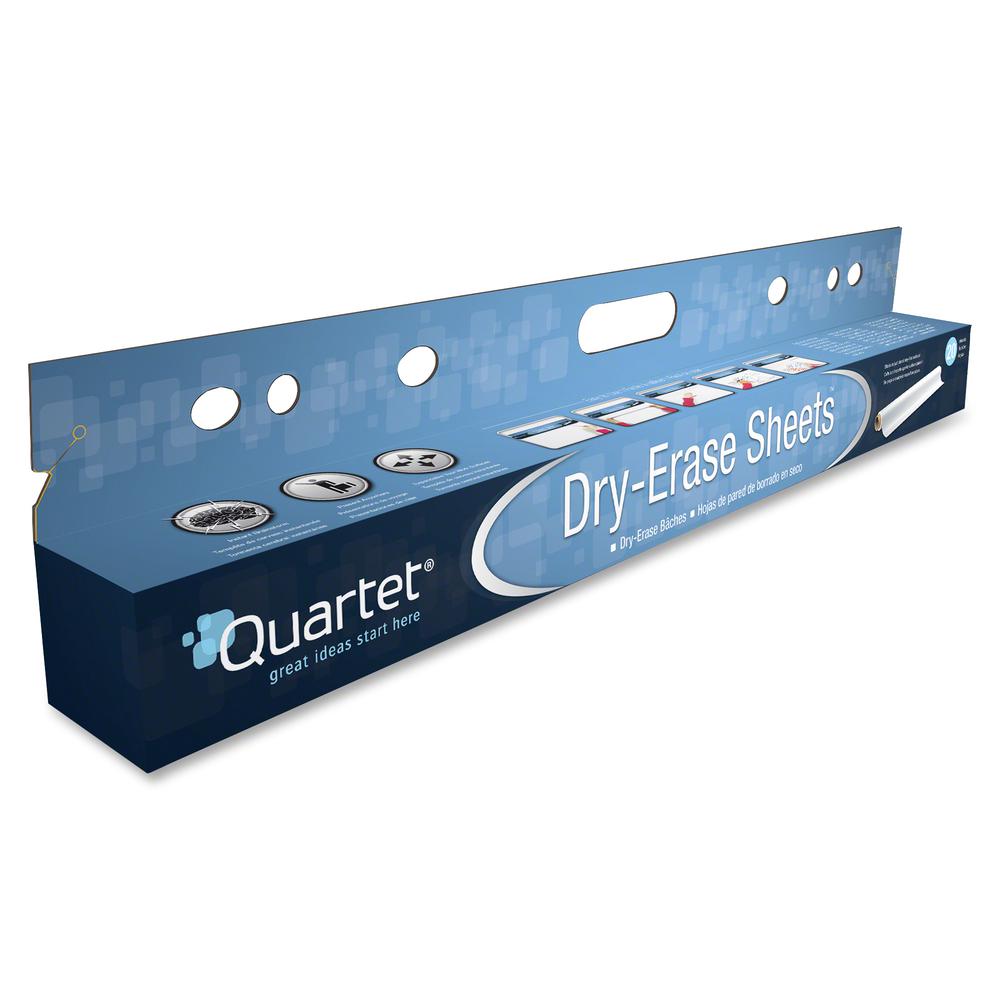 Quartet Anywhere Dry-Erase Sheets - 480" (40 ft) Length - Paper - White - Easy Tear, Wipeable - 1 Each. Picture 4