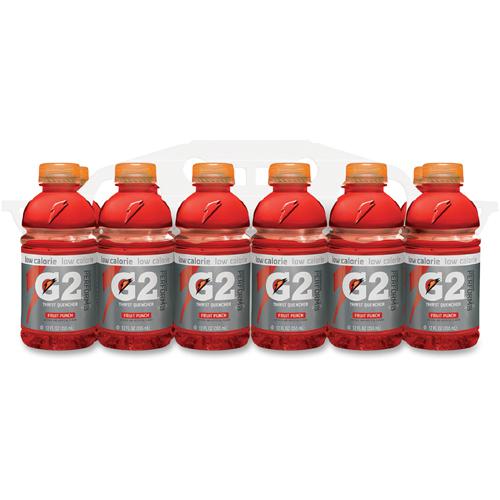 Gatorade Fruit Punch Low-Calorie Sports Drinks - 12 fl oz (355 mL) - Bottle - 24 / Carton. Picture 4