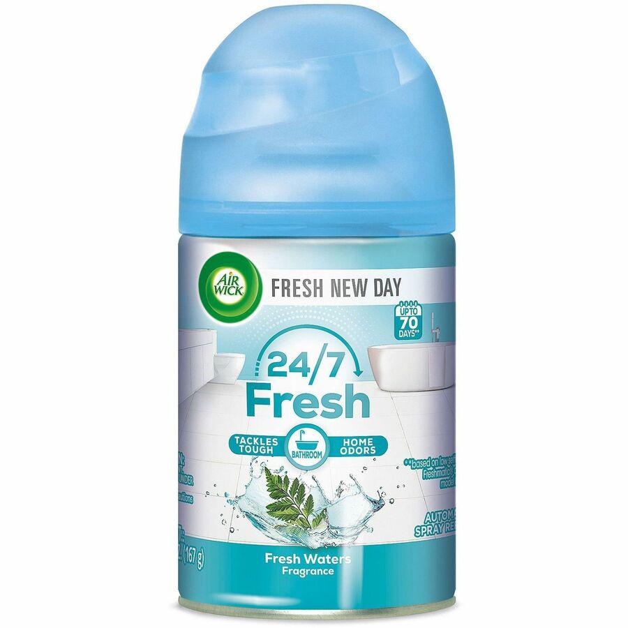 Air Wick Freshmatic Air Freshener Spray Refill - Spray - 5.9 fl oz (0.2 quart) - Freshwater - 60 Day - 6 / Carton - Odor Neutralizer. Picture 2